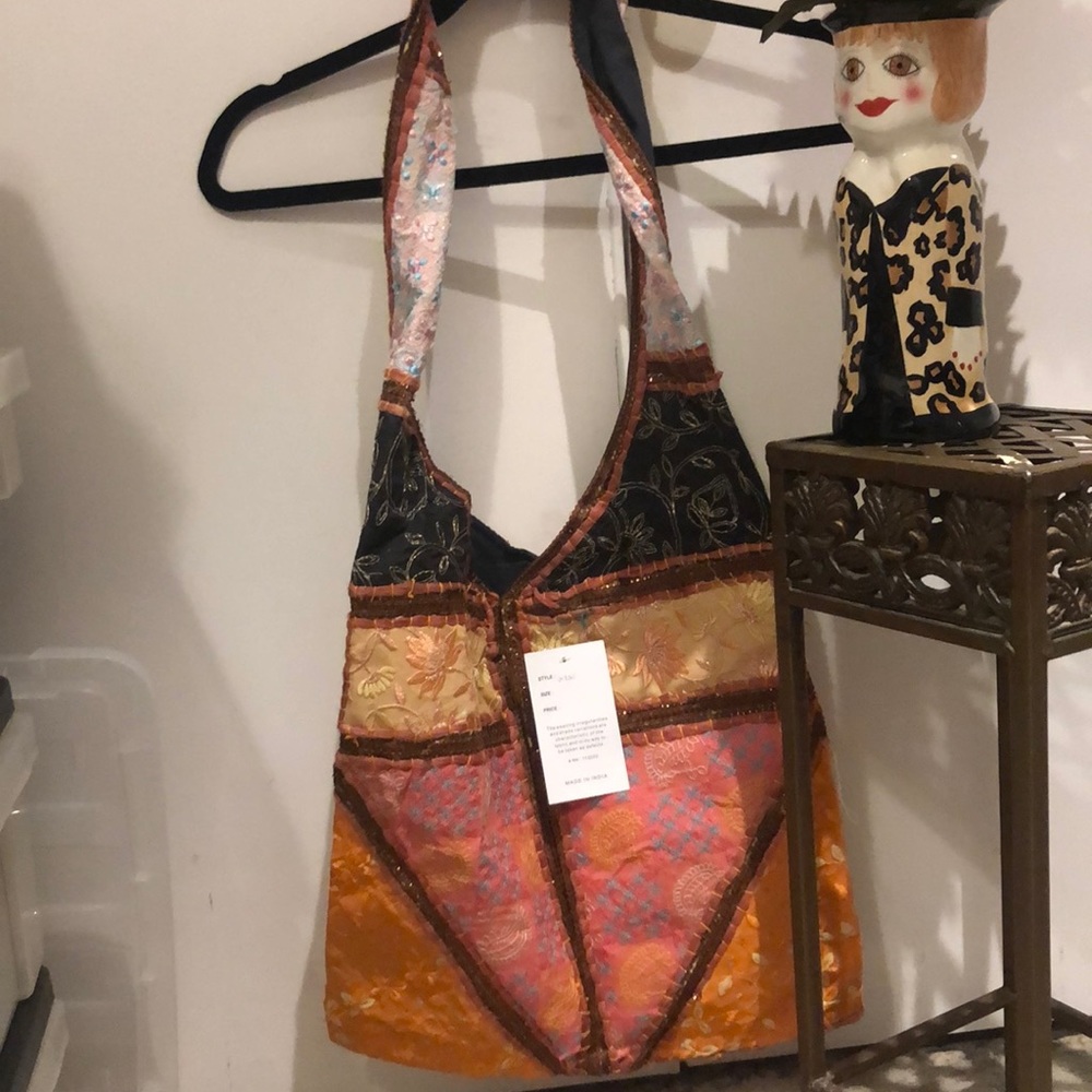Beautiful Indian hobo bohemian tote bag